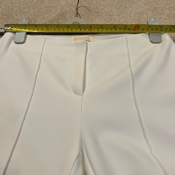 ~Etcetera White Slim Ankle Pants Sz. 2 *NWT MSRP: $198+tax - Picture 8 of 11